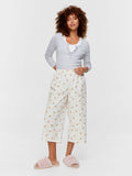 Ditsy Floral 100% Cotton 3/4 Pj Pant
