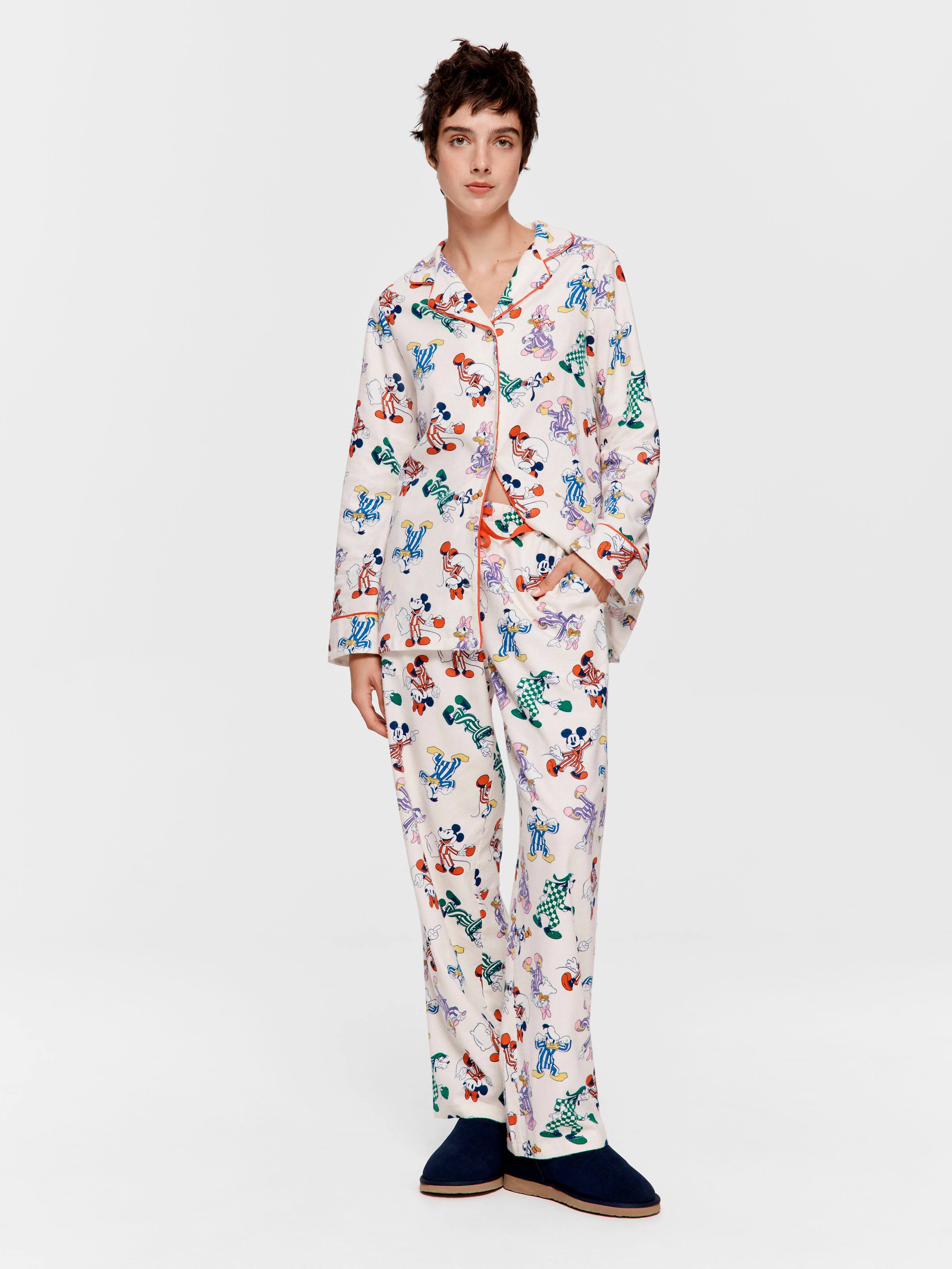 & Friends Bamboo Flannelette Classic Pj Set