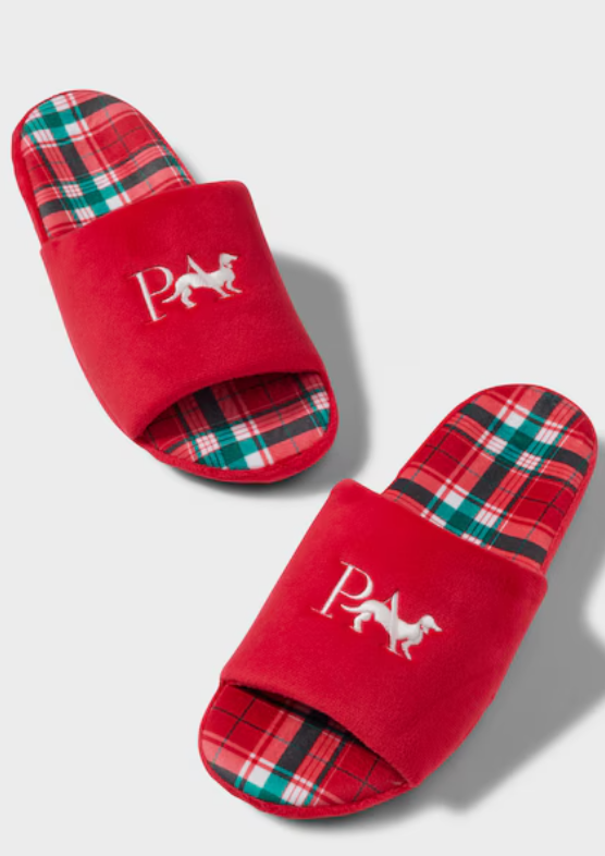 Womens Tartan Slide