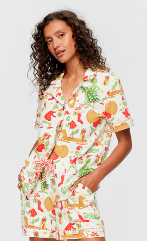 The Grinch Shortie Pj Set